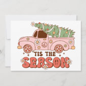 Weihnachts-Retro Feiertagskarte (Vorderseite)