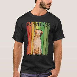 Weihnachts Retro Labrador Dog Group Matching Xmas  T-Shirt