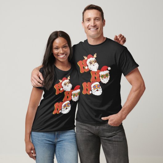 Weihnachts Retro Style - Ho Ho Ho T-Shirt (Unisex)