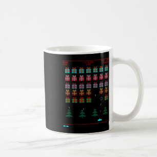 Weihnachts-Retro-Videospiel Kaffeetasse