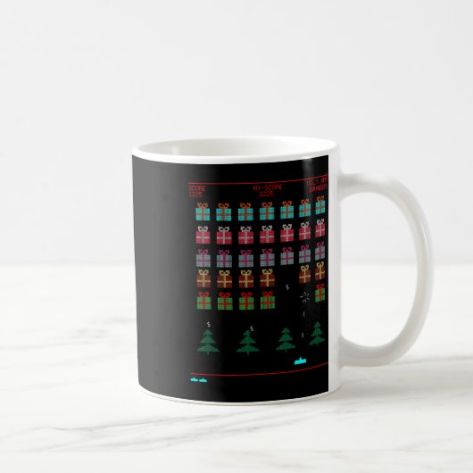 Weihnachts-Retro-Videospiel Kaffeetasse (Rechts)