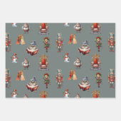 Weihnachts Retro Vinyl Fairycore Geschenkpapier Set (Vorderseite 2)