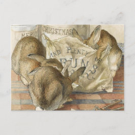 Weihnachts-Rezept-Karte Feiertagspostkarte