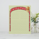 Weihnachts Rezept Letterhead (Stehend Vorderseite)