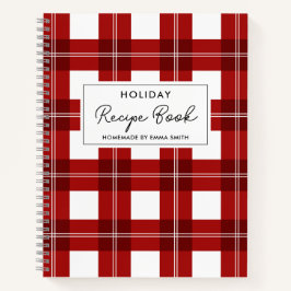 Weihnachts-Rezept Notizblock