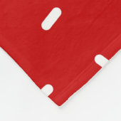 Weihnachts Rhythmische Gymnastik Red Candy Sprinkl Fleecedecke (Ecke)