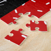 Weihnachts Rhythmische Gymnastik Red Candy Sprinkl Puzzle (Seite)