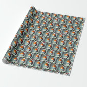 Weihnachts-Robin 1 Geschenkpapier (Ungerollt)