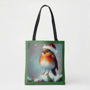 Weihnachts-Robin 1 Tasche