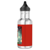 Weihnachts-Robin 2 Edelstahlflasche (Rechts)