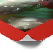 Weihnachts-Robin 2 Poster (Ecke)