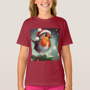 Weihnachts-Robin 2 T-Shirt