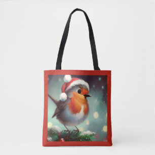 Weihnachts-Robin 2 Tasche
