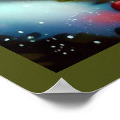 Weihnachts-Robin 3 Poster (Ecke)