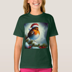 Weihnachts-Robin 3 T-Shirt
