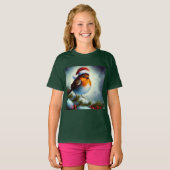 Weihnachts-Robin 3 T-Shirt (Vorne ganz)