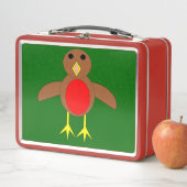 Weihnachts Robin Metal Lunch Box (Beispiel)
