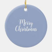 Weihnachts-Robin Winterurlaub Keramik Ornament (Hinten)