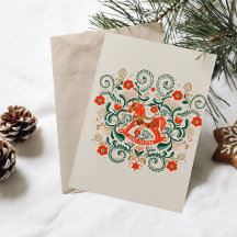 Weihnachts-Rocking-Pferdebild