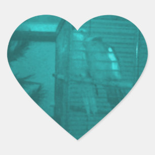 Weihnachts-Romance-Stickers Herz-Aufkleber