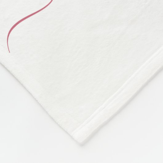 Weihnachts-Rosa-Nutcracker-Wasserfarbe Fleecedecke (Ecke)