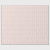 Weihnachts-Rosa-Schneeflocken Schneesterne Geschenkpapier (Flach)