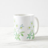 Weihnachts-Rose, Helleborus niger Kaffeetasse (VorderseiteRechts)