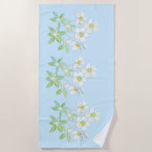 Weihnachts-Rose, Helleborus niger Strandtuch (Vorderseite)