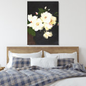 Weihnachts-Rose, Kunstmalerei Leinwanddruck (Insitu (Schlafzimmer))