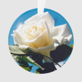 Weihnachts-Rose - Leben feiern Ornament (Vorderseite)