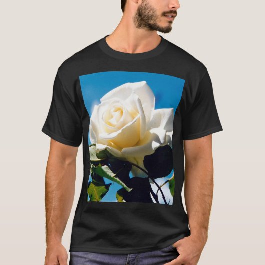 Weihnachts-Rose - Leben feiern T-Shirt (Vorderseite)