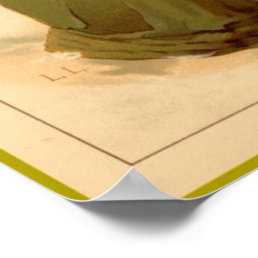 Weihnachts-Rose Poster (Ecke)