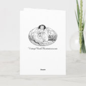 Weihnachts-Rose von Anne Anderson Feiertagskarte (Rückseite)