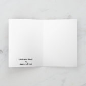 Weihnachts-Rose von Anne Anderson Feiertagskarte (Innenseite)