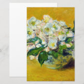 Weihnachts-Rose (von Claude Monet) Briefpapier (Vorne/Hinten)