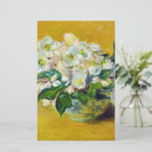 Weihnachts-Rose (von Claude Monet) Briefpapier (Stehend Vorderseite)