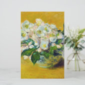 Weihnachts-Rose (von Claude Monet) Briefpapier (Stehend Vorderseite)