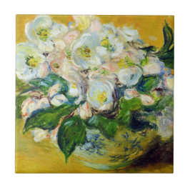 Weihnachts-Rose (von Claude Monet) Fliese