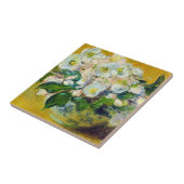 Weihnachts-Rose (von Claude Monet) Fliese (Seite)
