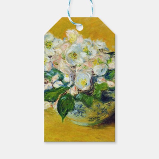 Weihnachts-Rose (von Claude Monet) Geschenkanhänger (Vorderseite)
