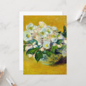Weihnachts-Rose (von Claude Monet) Karte (Vorderseite/Rückseite Beispiel)
