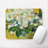 Weihnachts-Rose (von Claude Monet) Mousepad (Mit Mouse)