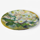 Weihnachts-Rose (von Claude Monet) Pappteller (Schrägansicht)