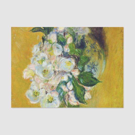 Weihnachts-Rose (von Claude Monet) Seidenpapier (Vorderseite)