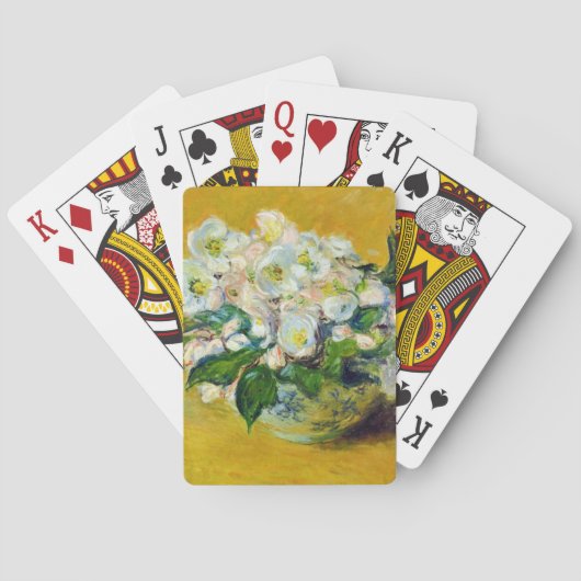 Weihnachts-Rose (von Claude Monet) Spielkarten (Rückseite)