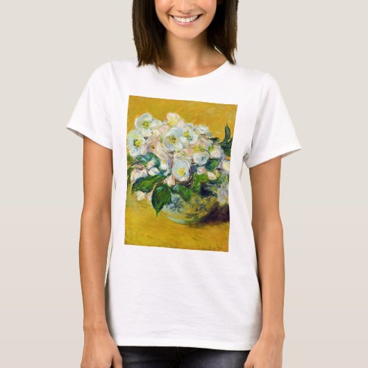 Weihnachts-Rose (von Claude Monet) T-Shirt (Vorderseite)