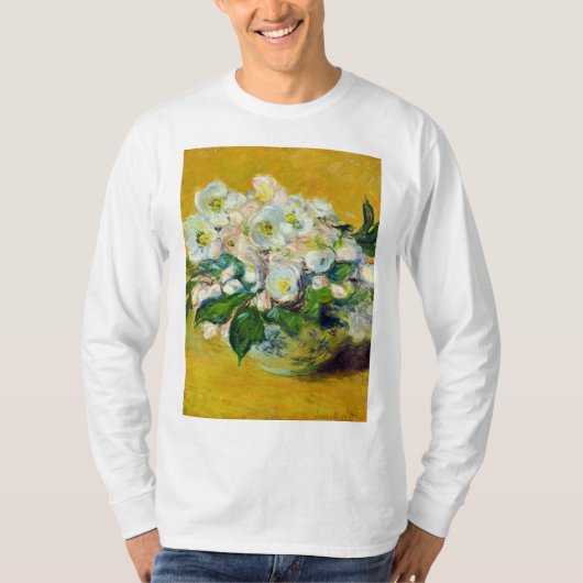 Weihnachts-Rose (von Claude Monet) T-Shirt (Vorderseite)