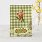 Weihnachts-Rose Weihnachtskarte Karte (Gelbe Blume)