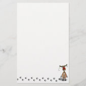 Weihnachts-Rosengarten Briefpapier (Vorderseite)