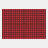 Weihnachts-Rot-Antiquitätenmuster Geschenkpapier Set (Vorderseite)